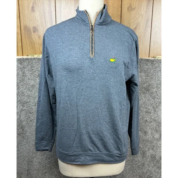 Masters Clubhouse Collection 1/4 Zip Augusta National Golf Pullover Men's Large - Picture 5 of 6
